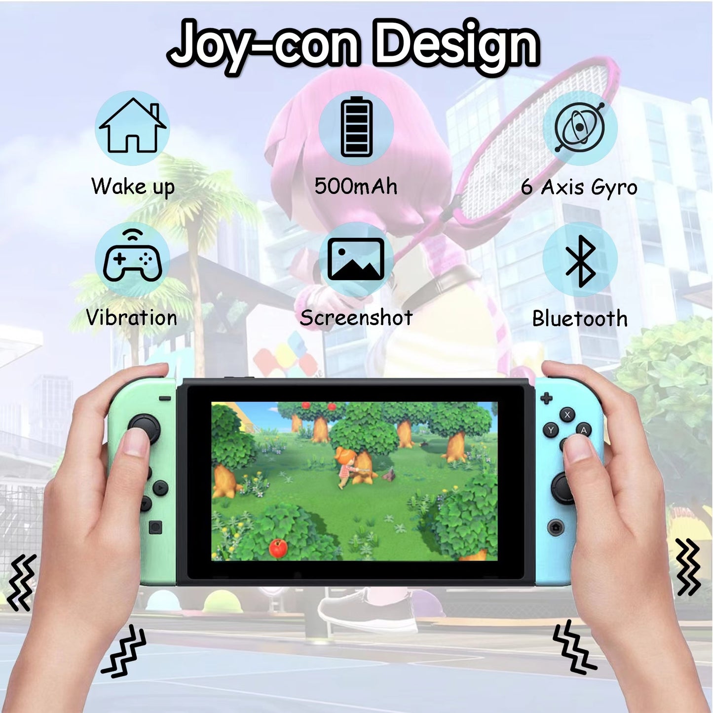 JOYHPAMTA® Switch Joycon Controller Animal Crossing